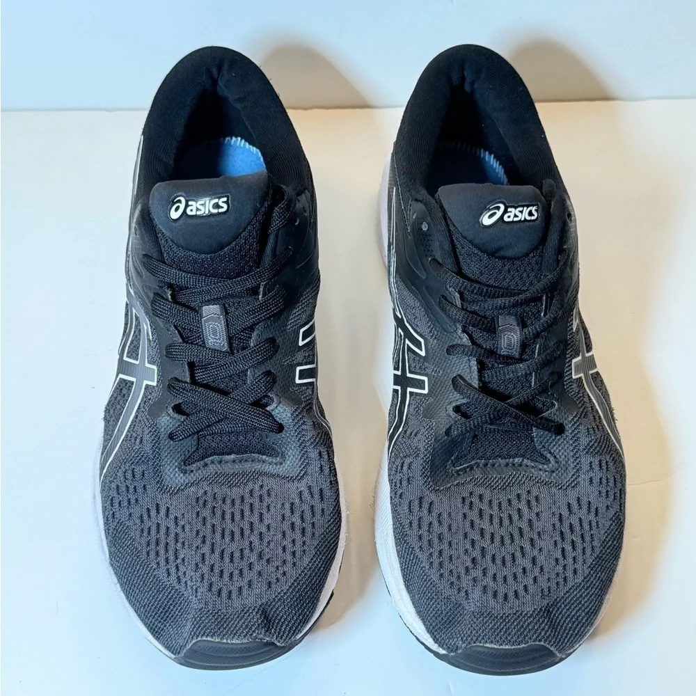 ASICS Men's GT-1000 10 Running Shoes Black/White Size 12 US